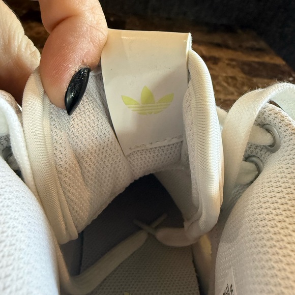 Adidas. Wmns Drop Step XL \'White Almost Lime\'. Size 5.5.